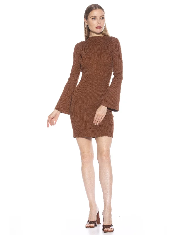 Long Sleeve Boho Mini Dresses-Sienna Dress