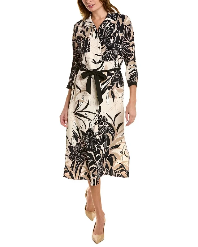 Floral Club Midi Dresses-Joseph Ribkoff Midi Shirtdress