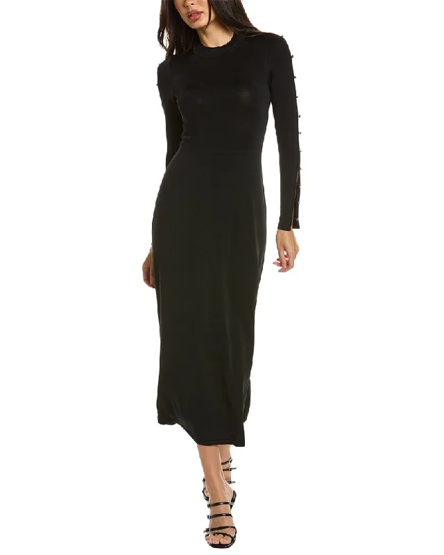 Designer Midi Dresses-Sandro Knit Midi Dress