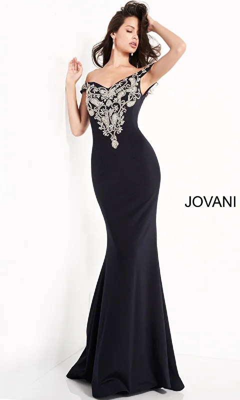 Teens Polka Dot Maxi Dresses-Formal Long Dress 02576 by Jovani