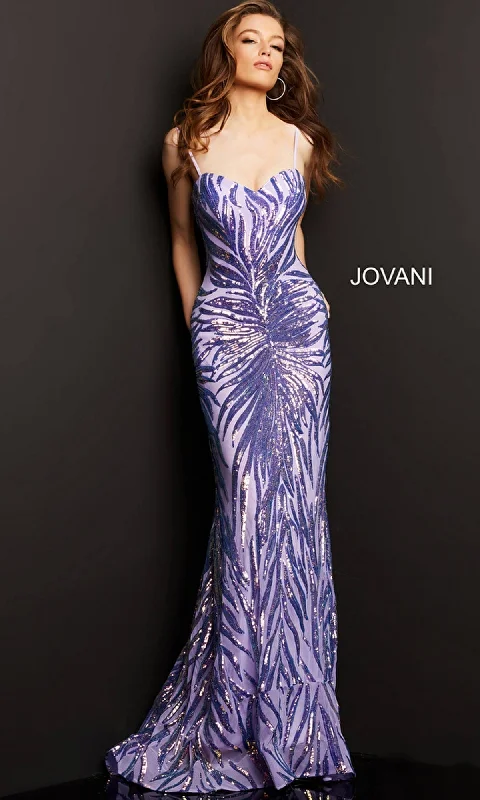 Long Sleeve Black Maxi Dresses-Formal Long Dress 08481 by Jovani