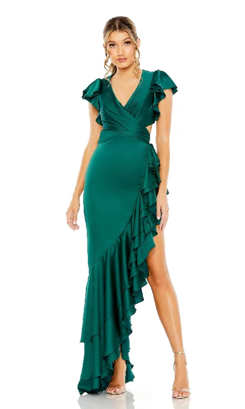 Maternity Beach Maxi Dresses-Mac Duggal Long Formal Dress 49529