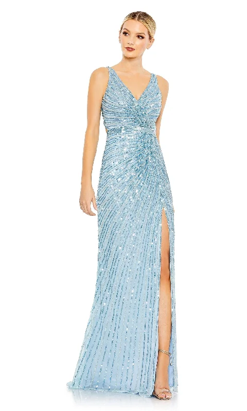 Sequin Club Maxi Dresses-Mac Duggal Long Formal Dress 5685