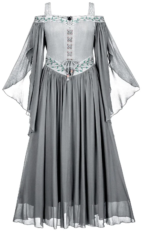 Women Club Maxi Dresses-Acacia Maxi Limited Edition Silver Pewter